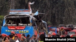 Pakistan Peshawar Bomb Blast in Bus