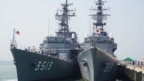 Hai tàu Hải quân Nhật thăm cập cảng Đà Nẵng hôm 6/3/2019. Photo Zing.vn