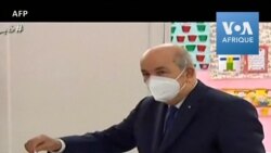 Le président algérien Tebboune vote aux élections législatives