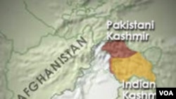 Kashmir terbagi antara India dan Pakistan dan diklaim keseluruhannya oleh kedua negara.