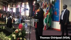 President Emmerson Mnangagwa Attending a ZAOGA Church Meeting in Harare