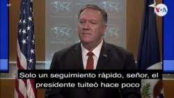 Mike Pompeo sobre testificar ante el Congreso