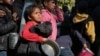 Palestinian children queue for food in Deir al-Balah, Gaza Strip, Dec. 13, 2024. 