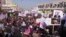 Protestors take to the streets of Iraq in, rallying against the government of Prime Minister Nouri al-Maliki