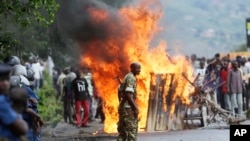 Manifestations politiques au Burundi, 4 mai 2015. (Photo d'archives)