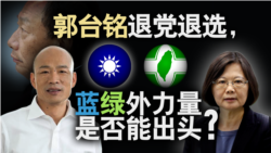 海峡论谈：郭台铭退党退选，蓝绿外力量是否能出头？