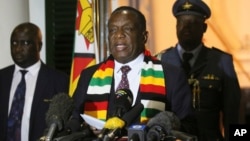 President Emmerson Mnangangwa 