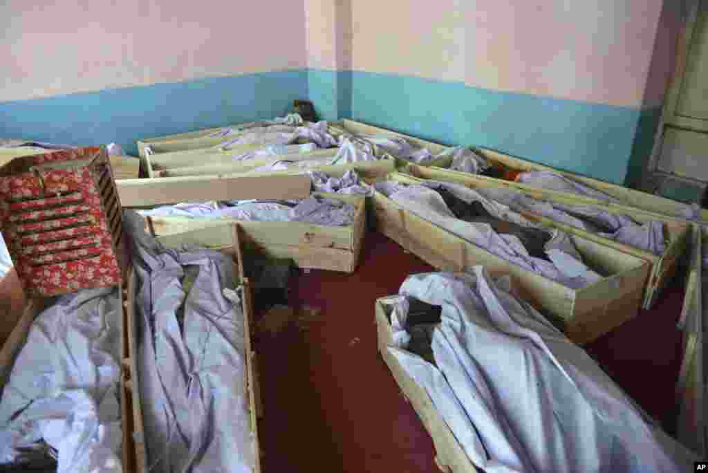 د امنیتي ځواکونو جسدونه د غزني په یو روغتون کې