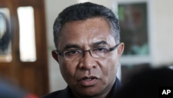 Perdana Menteri Timor Leste Rui Araujo berbicara kepada wartawan di Dili. (Foto: Dok)