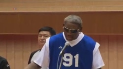 Dennis Rodman canta el "Happy Birthday"