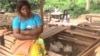 FILE - A chicken seller waits for customers in Bertoua, Cameroon, April, 6, 2021. (Moki Edwin Kindzeka/VOA)