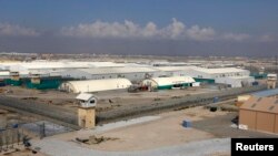 A general view of Bagram prison, north of Kabul, September 10, 2012. 