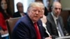 President Donald Trump speaks during a Cabinet meeting at the White House, Oct. 21, 2019, in Washington.