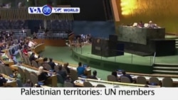 VOA60 World - UN members approved the Palestinian request to fly their flag at the UN - September 11, 2015