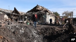 Поврежденный дом в Запорожской области. 26 октября 2026 г. Фото Катерины Клочко. 