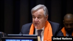 El secretario general de la ONU, Antonio Guterres, también hizo un llamado para apoyar un sistema de migración global.