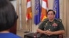 我们不受任何人主导:柬国防官员接受VOA专访谈中柬军事合作