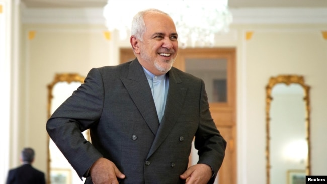 图为伊朗外长扎里夫（2019年7月27日）。
