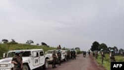 Abasirikare ba Maroke bo mu nteko za Monusco mu bikorwa vyo gukizura muri park ya Virunga, muri Kivu y'uburaruko, kw'itariki ya 22/02/2022