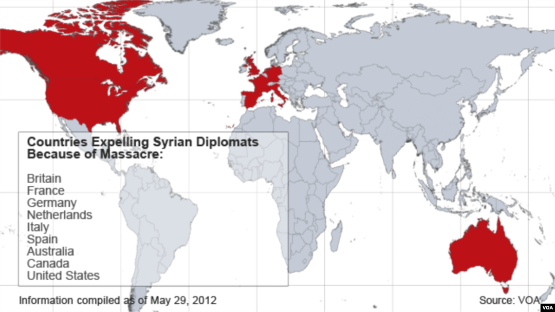 Syria Diplomats Expelled