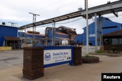 FILE - Entrance to idled U.S. Steel Corp steelmaking operations in Granite City, Illinois, U.S.