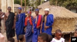 Traditional "trokosi" priests /farmers in Akatsi district, Ghana (February 2011)