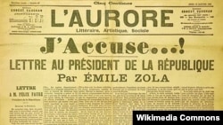 Thư ngỏ 'Tôi kết tội' của nhà báo Emile Zola gửi Tổng thống Félix Faure