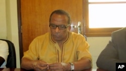Presidente do Bloco Democrático, Justino Pinto de Andrade, em Benguela
