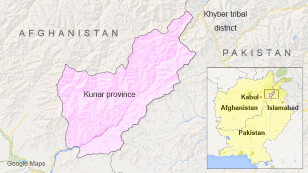 Kunar Province Map