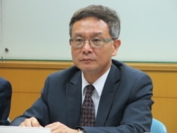 台湾淡江大学国际事务学院院长王高成(美国之音张永泰拍摄)