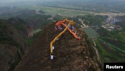 Dans la province de Hunan où l'accident a eu lieu, Chine, le 19 juin 2016.