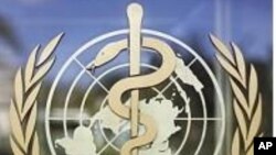 Logo Badan Kesehatan Dunia (WHO) di kantor pusat Jenewa (Foto: dok). 