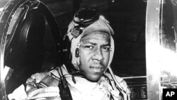 Pilot Jesse Brown is seen in this undated file photo from around 1950 provided by the US Navy.
