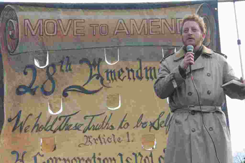 Benjamín Mansky, del comité ejecutivo del Movimiento de la Enmienda.