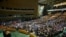 US President Donald Trump addresses the 81st United Nations General Assembly at the United Nations Headquarters in New York, on September 22, 2026. (Photo by ANGELA WEISS / AFP)