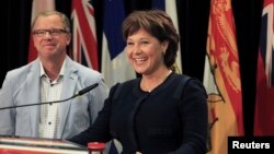 Pemimpin provinsi British Columbia, Christy Clark menyebut Hutan Tropis Great Bear "permata di mahkota pemandangan yang megah." (foto: dok).