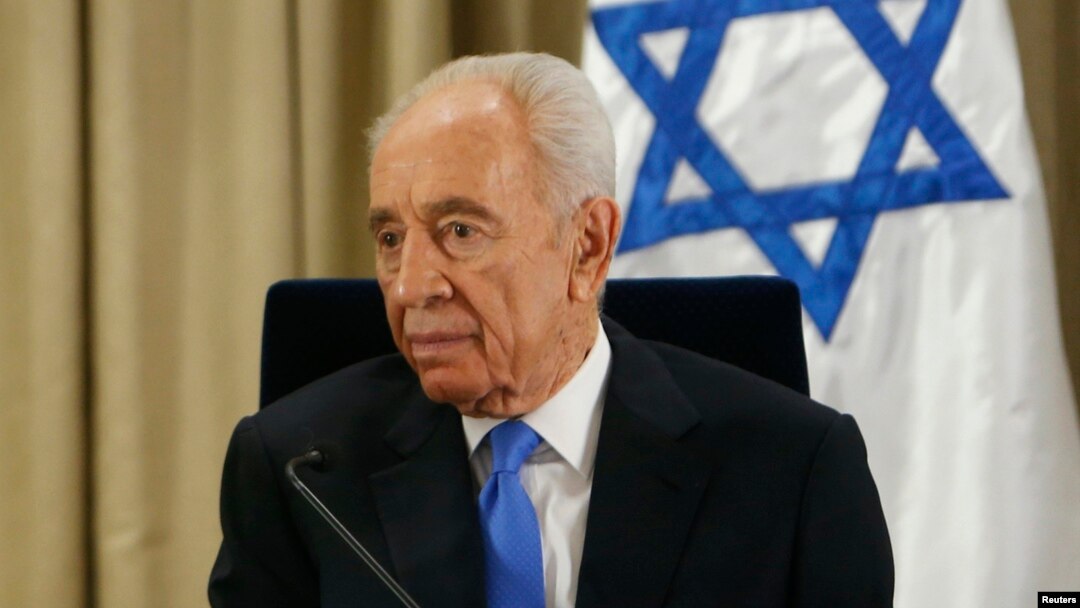 FILE - Israeli ex-president Shimon Peres.