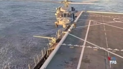 لحظه انتقال چهار فضانورد ماموریت تاریخی آرتمیس۲ به ناو آمریکایی 