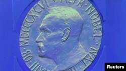 FILE - Nobel Peace Prize.
