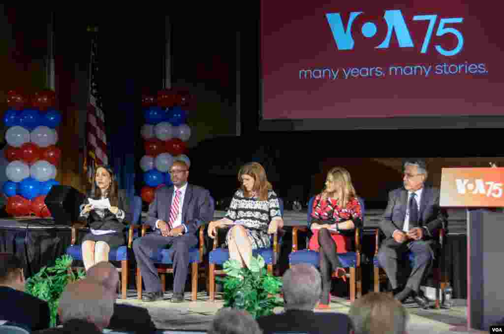 Telling America's Story Panel: VOA journalists from different language services discuss how VOA has told America's story since its inception.