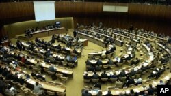 Vista geral da reunião do Conselho de Direitos Humanos da ONU