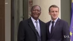 Macron reçoit le président ivoirien Alassane Ouattara (vidéo)