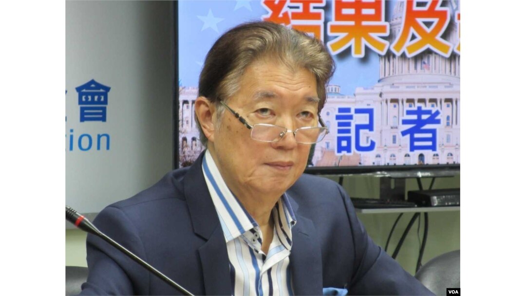 台湾前驻美代表沈吕巡 (美国之音张永泰拍摄)
