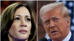 La candidate démocrate et vice-présidente américaine, Kamala Harris et le candidat républicain et ancien président Donald Trump.