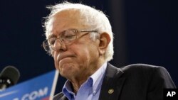 Sanata Bernie Sanders dake neman jam'iyyarsa ta Democrats ta tsayar dashi dan takararta na shugaban kasa