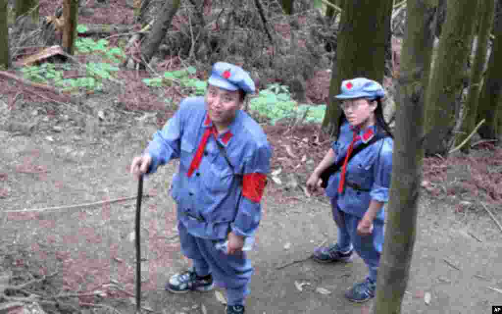 中国各地的干部来井岗山受训