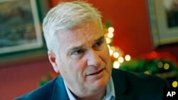 FILE - Rep. Tom Emmer, R-Minn., is interviewed in St. Paul, Minn. 