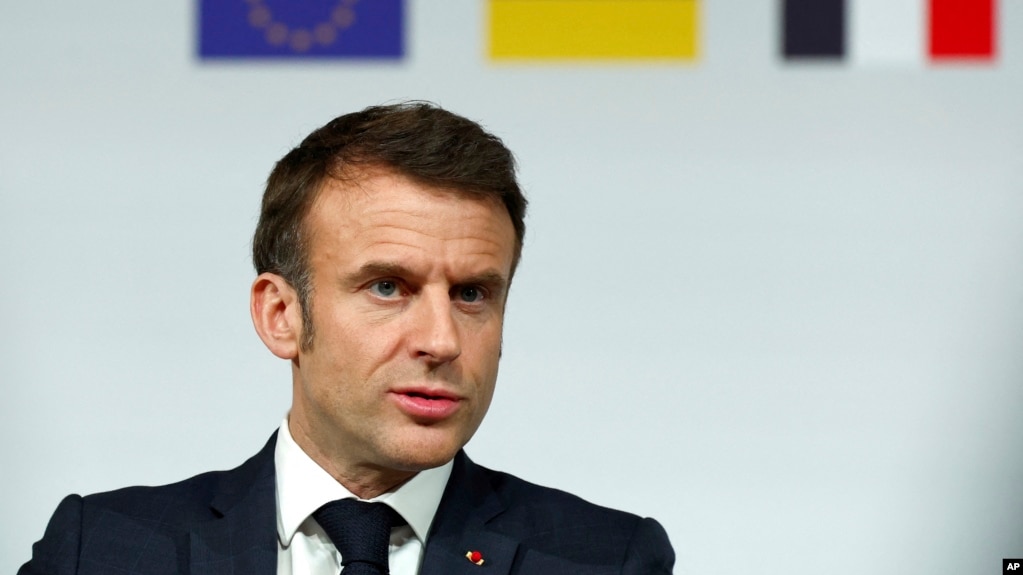 Tổng thống Pháp Emmanuel Macron.