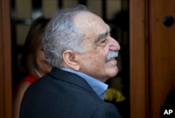 FILE - Colombian writer Gabriel Garcia Marquez, March 6, 2014.
