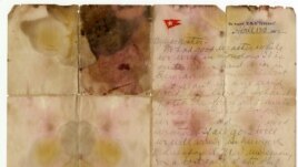 A letter written on April 13, 1912 and recovered from the body of Alexander Oskar Holverson, a Titanic victim, was due to be auctioned on Saturday, and is seen in this photograph received via Henry Aldridge & Son, in London, Britain, Oct. 20, 2017.